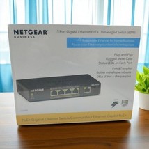 NETGEAR GS305P 5-Port Unmanaged PoE Switch Plug And Play Metal Case Ethe... - $53.34