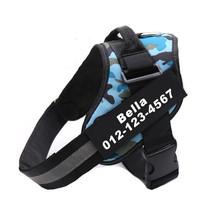 Personalized Dog Harness No Pull Reflective Breathable Adjustable Pet Harness Fo - £13.57 GBP+