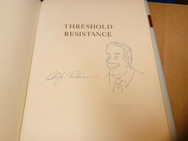 A Alfred Taubman Threshold Resistance Signed 1ST Dj Personal Drawing Autographed - £102.27 GBP