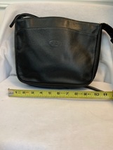 Longchamp Vintage Black Leather Crossbody - £69.53 GBP