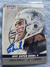 Chuck Howley Authentic Hand Signed Football Card Autographed Dallas Cowb... - $24.00