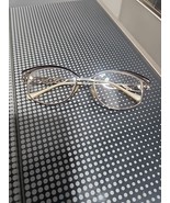 Designer Inspired BLUSH HARMONY Blue & Gold Eyeglasses 53/17/135  Amazing - $24.24