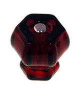 2 RUBY RED Depression Glass Cabinet Knobs Vintage Style Restoration Larg... - $17.41 CAD