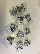 BNC male to two BNC female jack triple T adapter connector Tee Video lot of 10 - £11.02 GBP