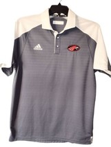 Adidas Climalite Atlanta Falcons Size L Polo Shirt Golf NFL Mens Gray White  - £12.43 GBP