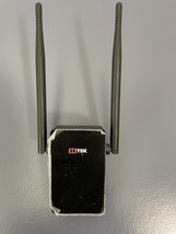 SETEK WiFi Range Extender Repeater Signal Booster 300 MBPS Black - e951 - $3.56