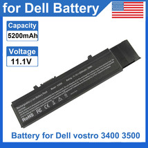Laptop Battery For Dell Vostro 3400 3500 3700 V3500 V3700 7Fj92 4Jk6R Y5Xf9 New - £27.17 GBP