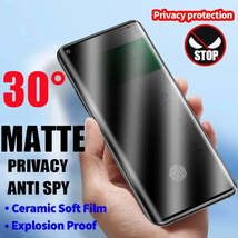 1x Matte Ceramic Privacy Screen Protectors for Samsung Galaxy S21 S20 S2... - £5.56 GBP+
