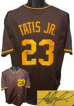 Fernando Tatis, Jr. signed San Diego Brown Custom Stitched Baseball Jersey- Beck - £106.29 GBP