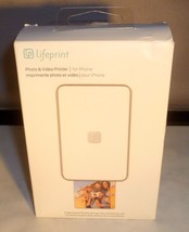 LIFEPRINT 2x3 Portable Photo/Video Printer for iPhone (iOS)  /Android - White - $49.49