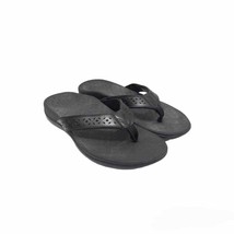 Vionic Black Casandra Toe Post Sandals Women&#39;s Size 6 - $38.22