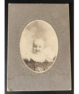 Victorian Photograph Of An Adorable Happy Baby - £5.97 GBP