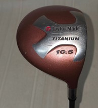 TaylorMade Titanium Driver 10.5° Mens RH Bubble R-80 Plus Graphite Shaft... - $368.46 MXN