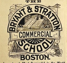 Bryant &amp; Stratton Commercial College 1894 Advertisement Victorian 5 ADBN1jj - $368.12 MXN