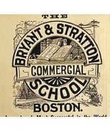 Bryant &amp; Stratton Commercial College 1894 Advertisement Victorian 5 ADBN1jj - €17,20 EUR