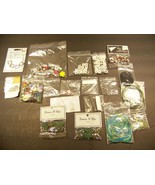 Assorted Beads &amp; Supplies for Crafts Keychains Necklaces Jewelry Resin - $12.22 CAD