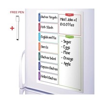 Ckb Ltd Colour Shopping Magnetic Fridge Board With Marker White Board &amp; Pen - Dr - $22.00