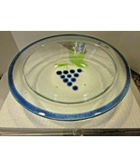 C&#39;SELEZIONE CRISTALLERIA ITALIA ITALIAN ART GLASS BOWL 14&quot; ITALY  - $68.01 CAD
