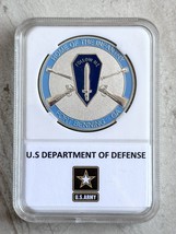 NEW  U.S. Army Home of The Infantry Fort Benning, GA Challenge Coin With Case - £12.61 GBP