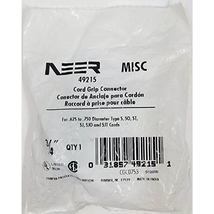 Neer 49215 Strain Relief Cord Connector 3/4-Inch 1-Pack Silver - £6.16 GBP