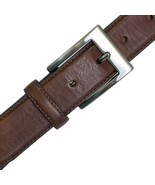 Unbranded Mens Genuine Leather Belt Size 38 Brown - $12.86