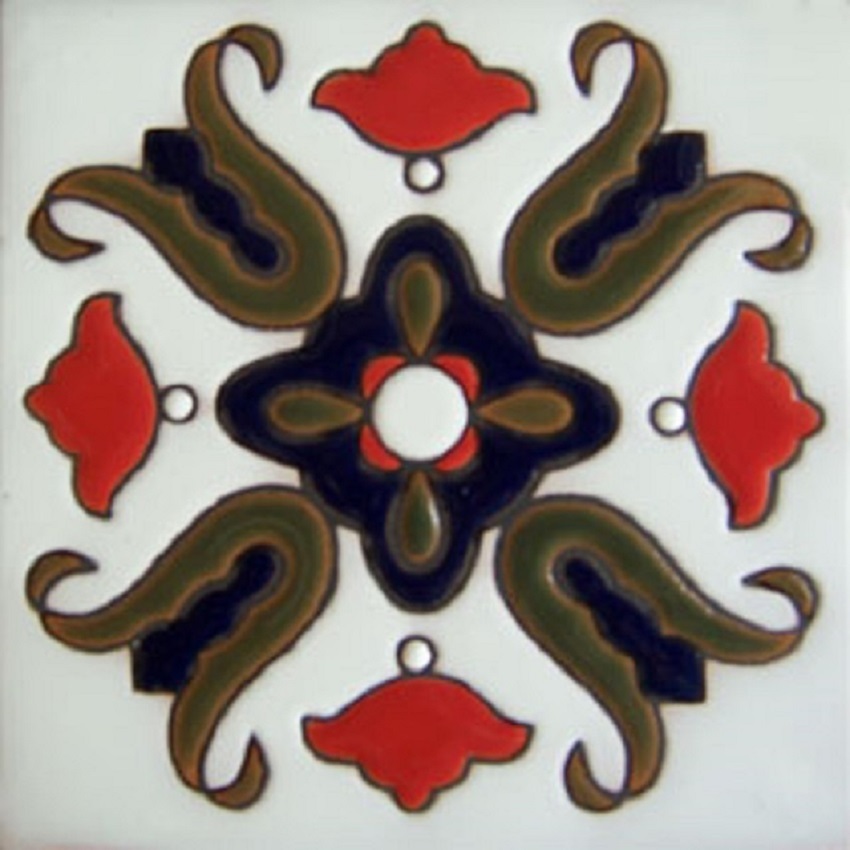 Primary image for Relief Tiles "White Bellflower"