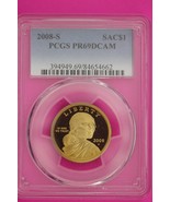 2008 S PR 69 Sacagawea Dollar Native American NGC Certified Authentic Sl... - $27.34 CAD