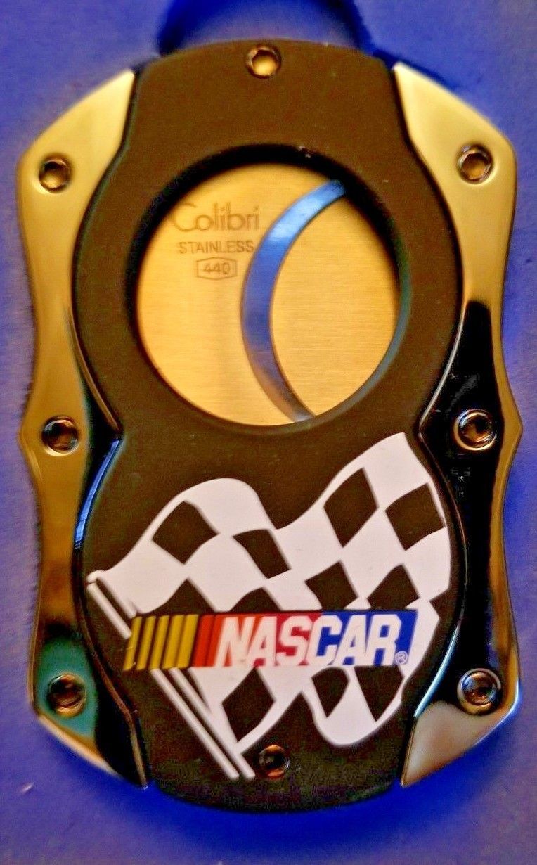 Nascar Logo Cigar Cutter by Colibri NIB - $45.00