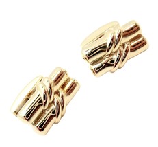 Rare! Authentic Tiffany &amp; Co 18k Yellow Gold Double Bar Cufflinks - £3,999.15 GBP