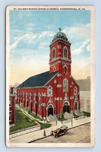 St Xavier Roman Catholic Church Parkersburg West Virginia WV UNP WB Postcard O2 - £3.07 GBP