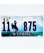 2016 United States Wyoming Park County Passenger License Plate 11 875 - €11,16 EUR