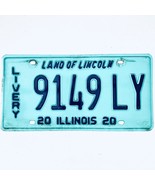 2020 United States Illinois Land of Lincoln Livery License Plate 9149 LY - $20.22 CAD