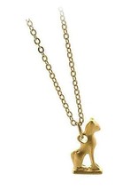 Bastet Cat - Egyptian Goddess Necklace - $109.07
