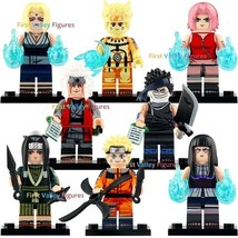 Naruto Series Hyuga Hinata Tsunade Jiraiya Zabuza Haku 8pcs Minifigure Bricks - $18.49