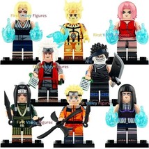 Naruto Series Hyuga Hinata Tsunade Jiraiya Zabuza Haku 8pcs Minifigure Bricks - £14.78 GBP