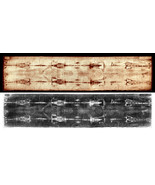 Shroud of Turin Jesus Christ Burial Cloth Poster Print w Negative 12 x 2... - €21,43 EUR