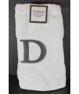 Monogrammed TURKISH TOWEL LETTER D TURKISH INDULGENCE 100% Cotton Hand T... - $11.39