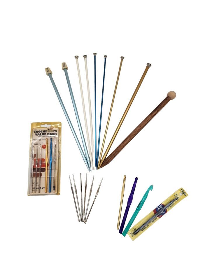 Lot Crochet Hooks Knitting Pins - $11.48