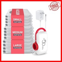 12 Pack Travel Vacuum Storage Bags with Electric Pump - Ultimate Space-S... - $927.78 MXN