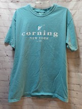 Comfort Colors Corning NY Green T Shirt Large Men Women Unisex - £11.83 GBP