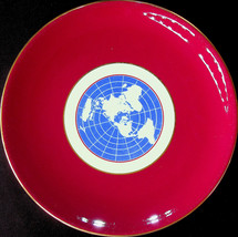 Shenango China - Globe Commerative Plate - 1987 - £7.63 GBP
