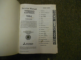 1984 Mitsubishi Cordia Tredia Service Repair repair Workshop Manual OEM - $22.94