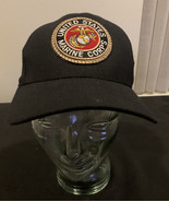 United States Marine Corps Baseball Cap, Snapback, Black, Brand New With... - $21.49