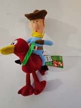 Rudolph Misfits friend Cowboy riding an Ostrich plush, NEW with tags - £19.69 GBP