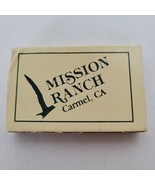 Vintage Matchbook Mission Ranch Carmel Cigarette Matches Struck EMPTY Ma... - $8.91