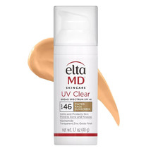 EltaMD UV Clear Deep Tinted Broad-Spectrum Facial Sunscreen SPF 46 1.7oz No Box - £29.47 GBP