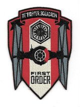 Star Wars The Force Awakens First Order Tie Fighter Squadron Logo Patch ... - £6.25 GBP