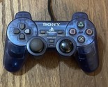 Playstation 2 (PS2) Blue Dualshock Analog Controller Model SCPH-10010 - ... - $24.74