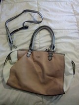 Guess 1981 cream/gray crossbody  - $11.21