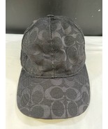 Coach Womens Black Logo Design Cap Size M Or L SKU 6520 - $44.14